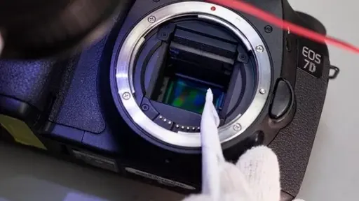 Cleaning of camera sensor