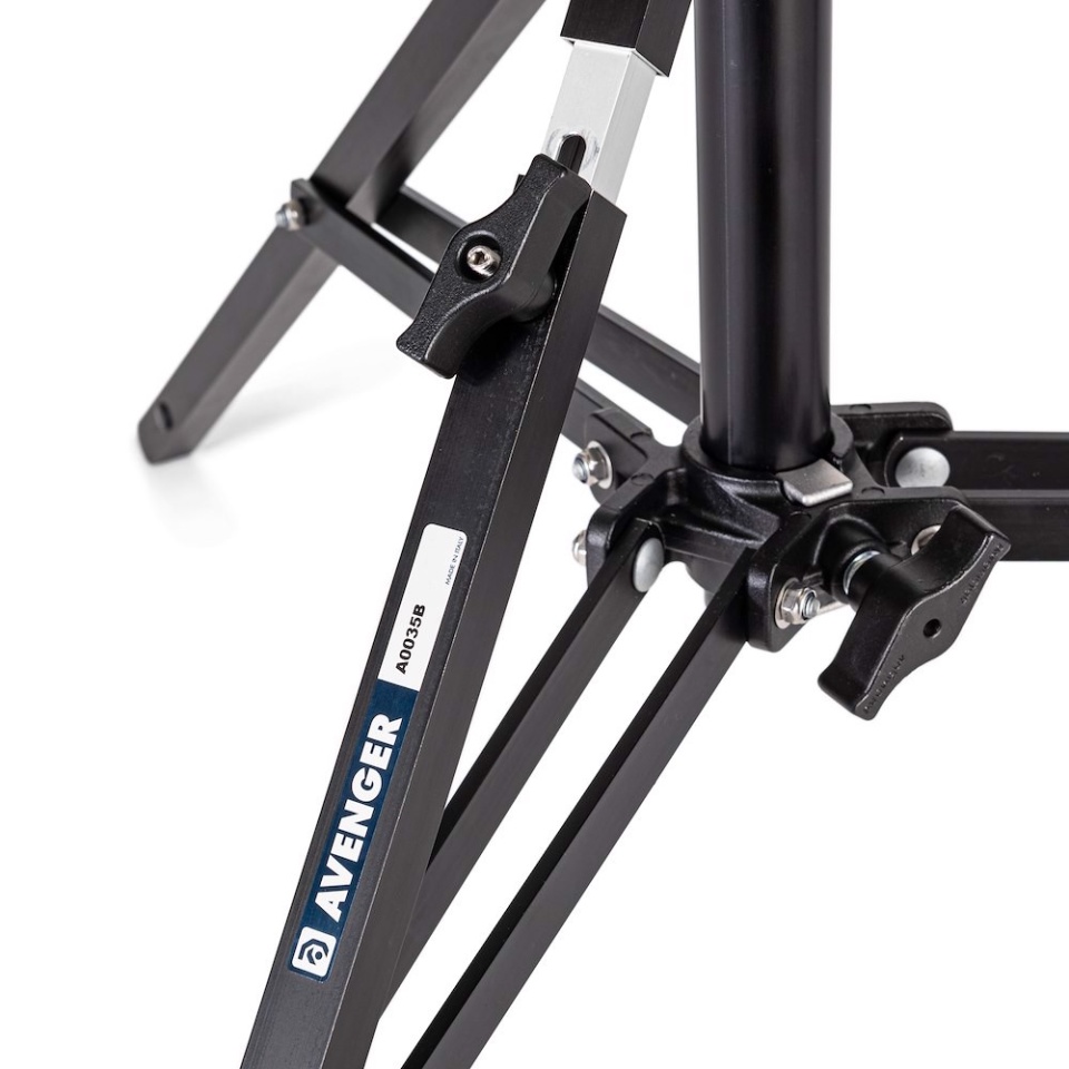 Avenger Baby Stand 25 Double Riser 2 5m Alu Black
