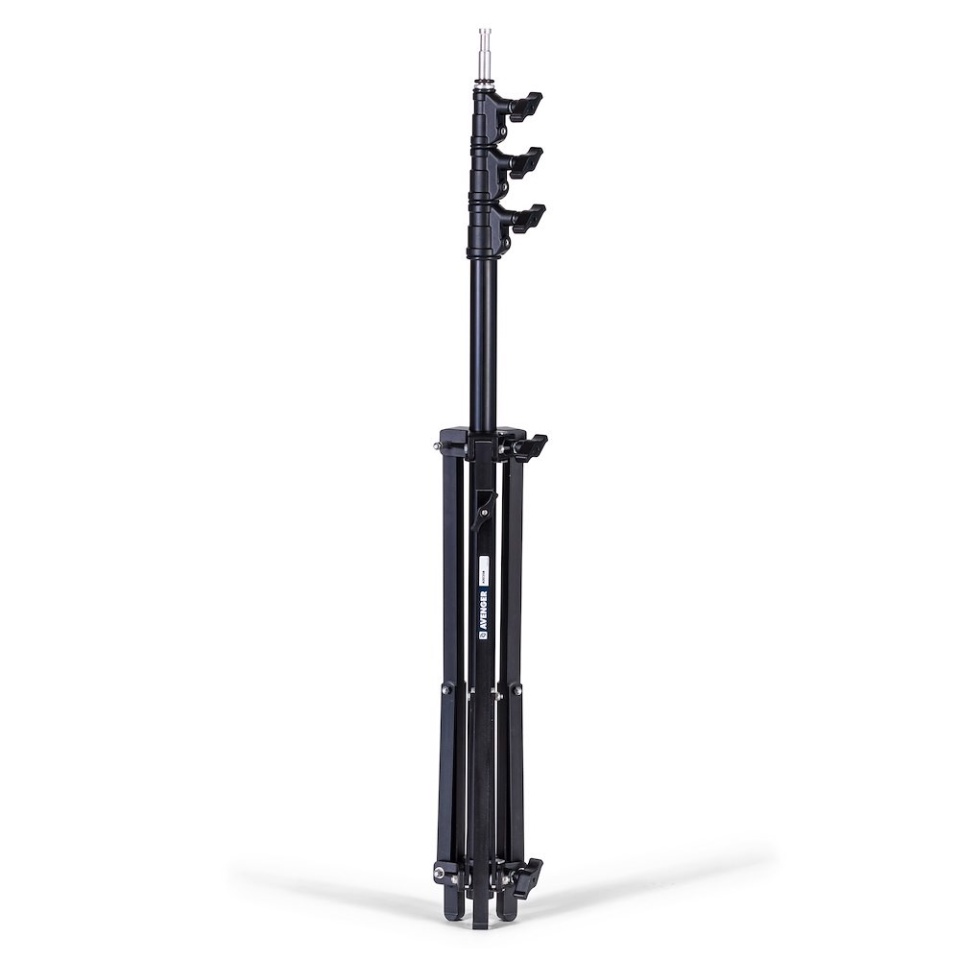 Avenger Baby Stand 25 Double Riser 2 5m Alu Black