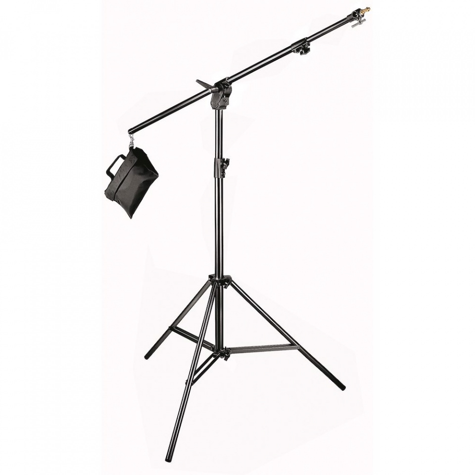 Manfrotto Combi Boom Stand With Sandbag Aluminium Black