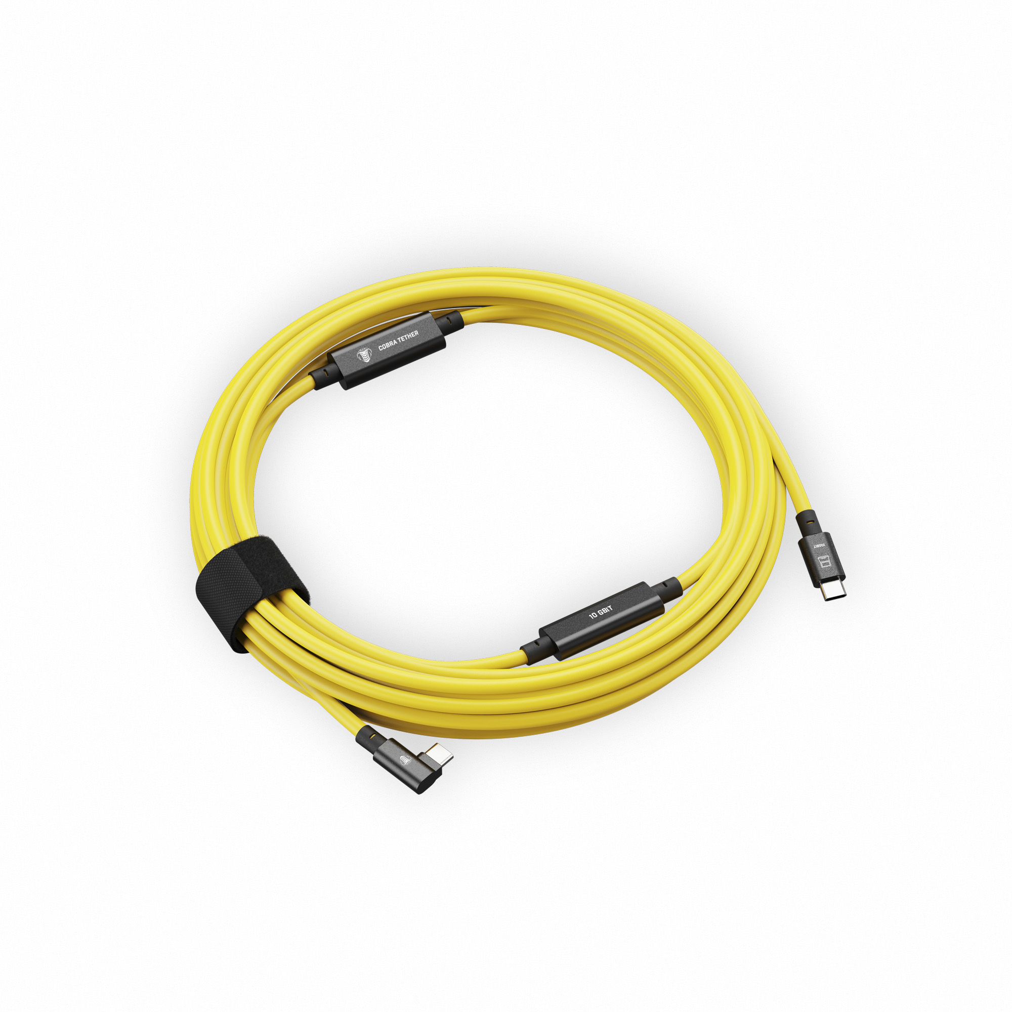 Cobra Tether Usb C To Usb C 90 Tether Cable 10m 10g Yellow