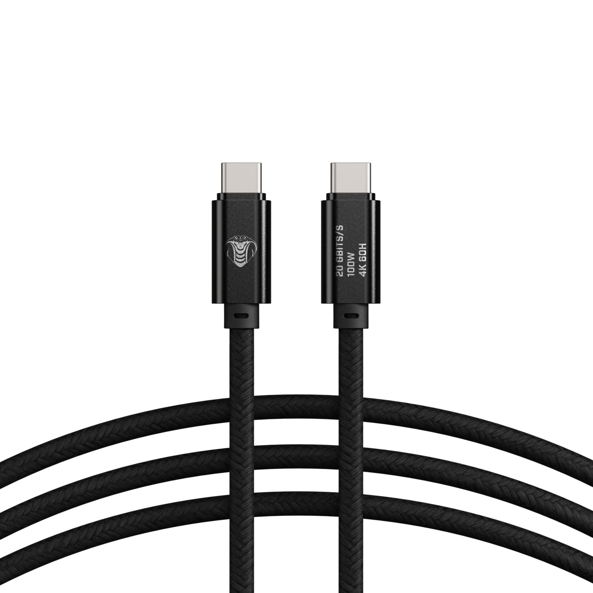 Cobra Tether Usb C To Usb C Tether Cable 1 2m 20g Black