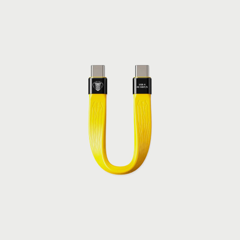 Cobra Tether Usb 4 Flexpro Cable 0 14m 40g Yellow