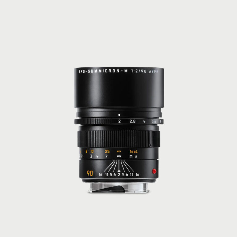 Leica Apo Summicron M 90mm F 2 Asph Black Lens