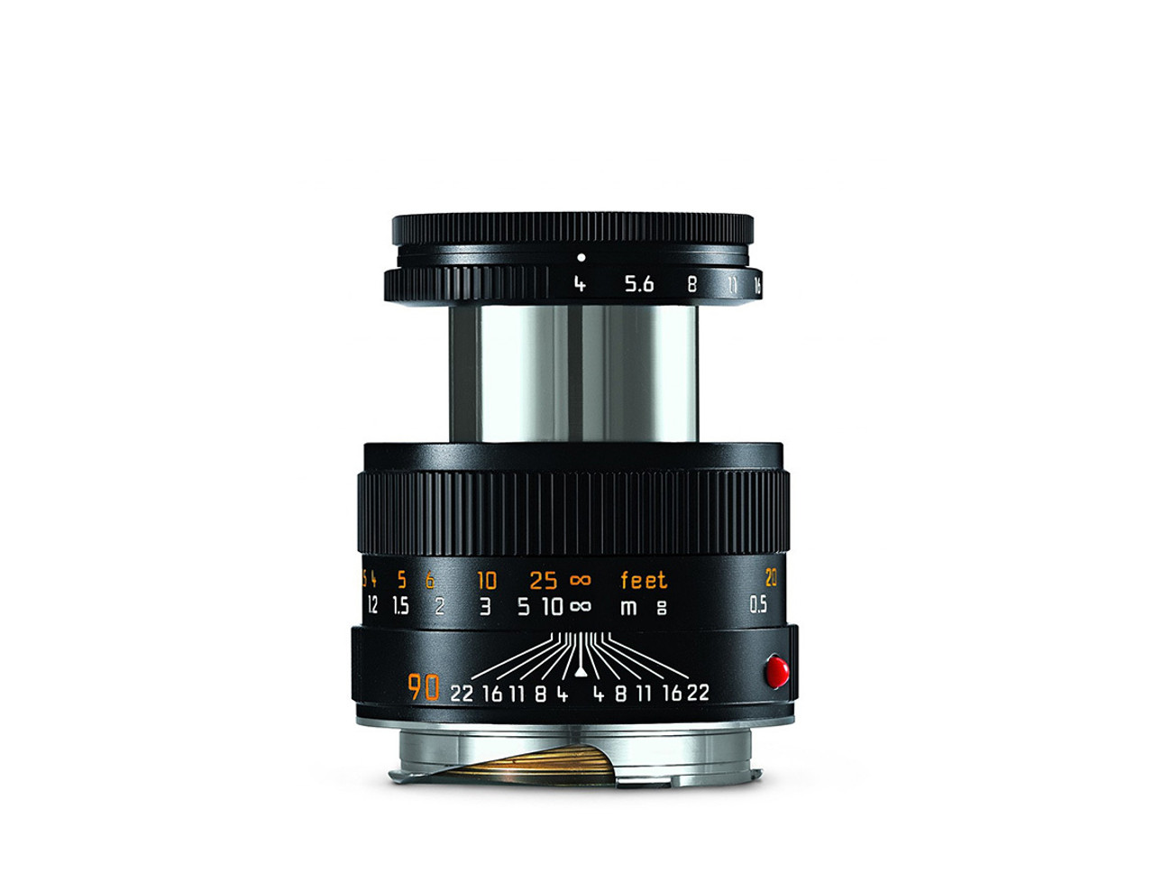 Leica Macro Elmar M 90mm F 4 Black Lens