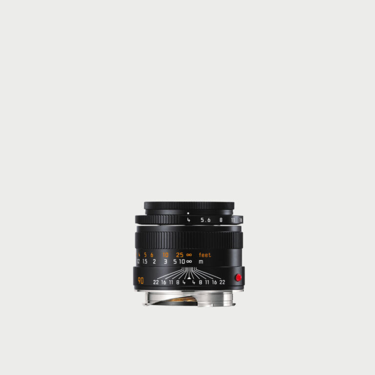 Leica Macro Elmar M 90mm F 4 Black Lens
