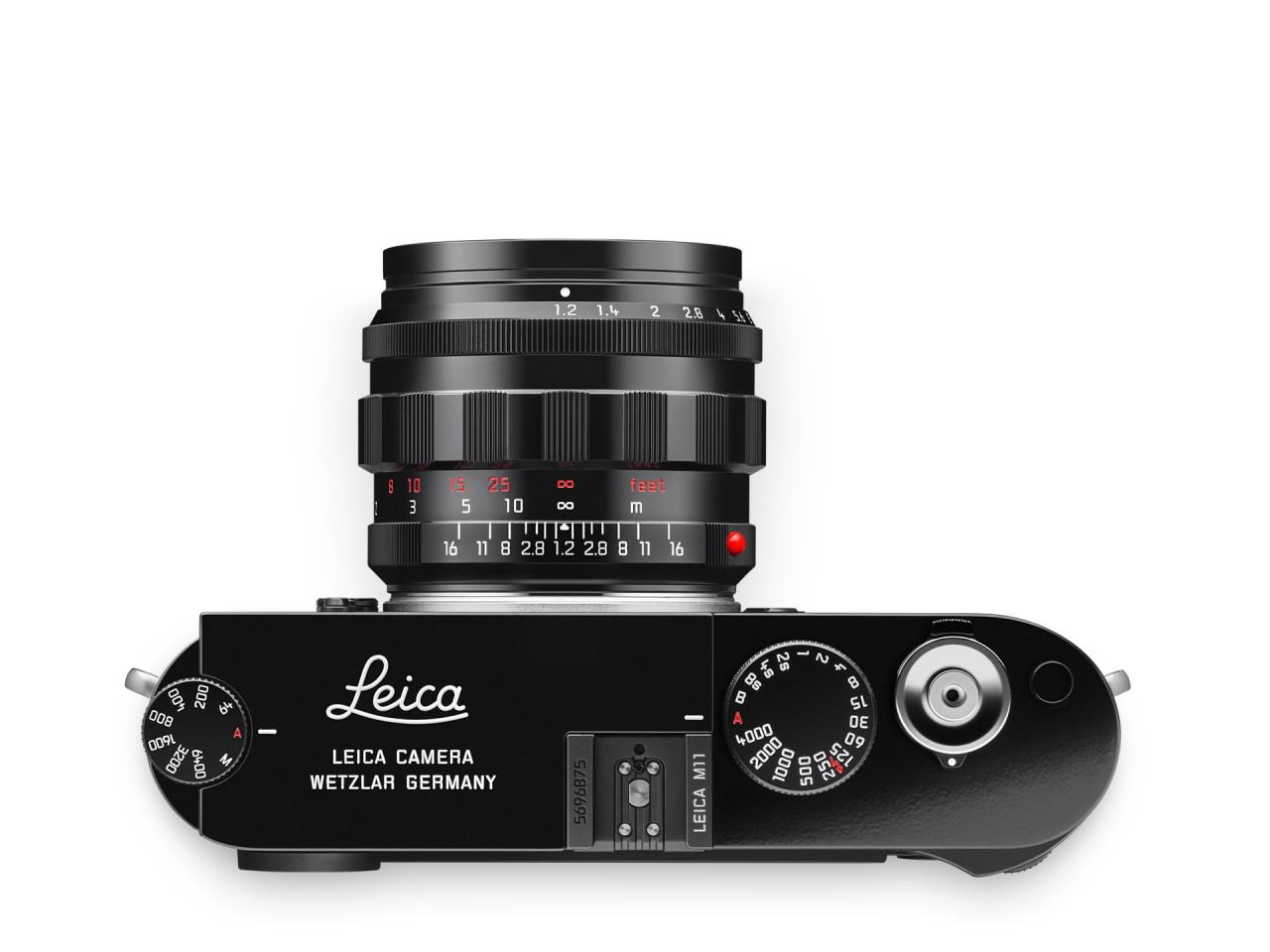 Leica Noctilux M 50mm F 1 2 Asph Glossy Black Finish Lens