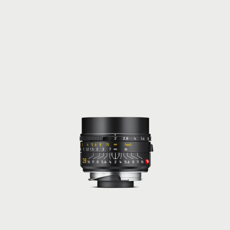 Leica Summicron M 28mm F 2 Asph Black Lens