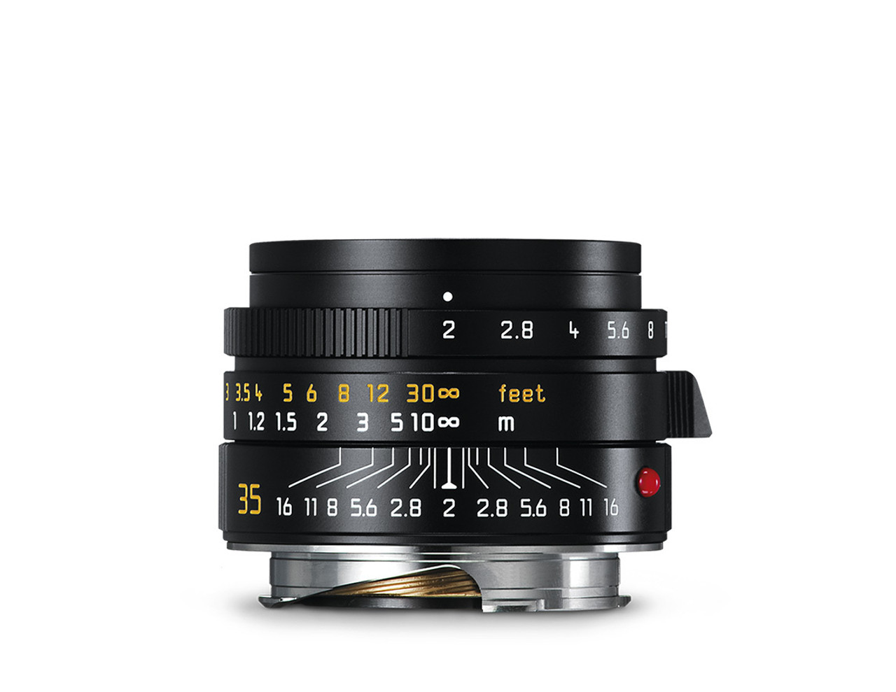 Leica Summicron M 35mm F 2 Asph Black Lens