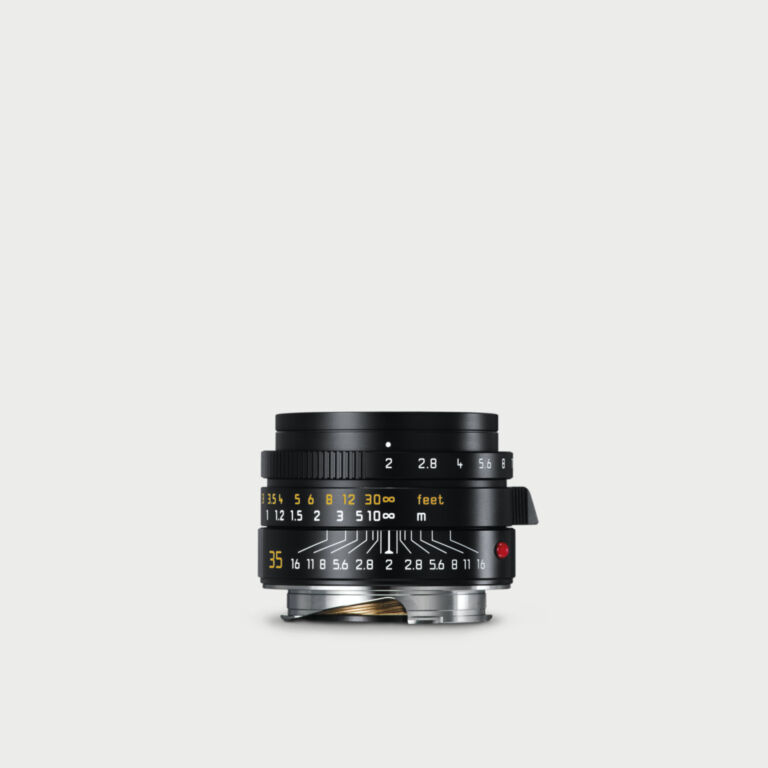 Leica Summicron M 35mm F 2 Asph Black Lens