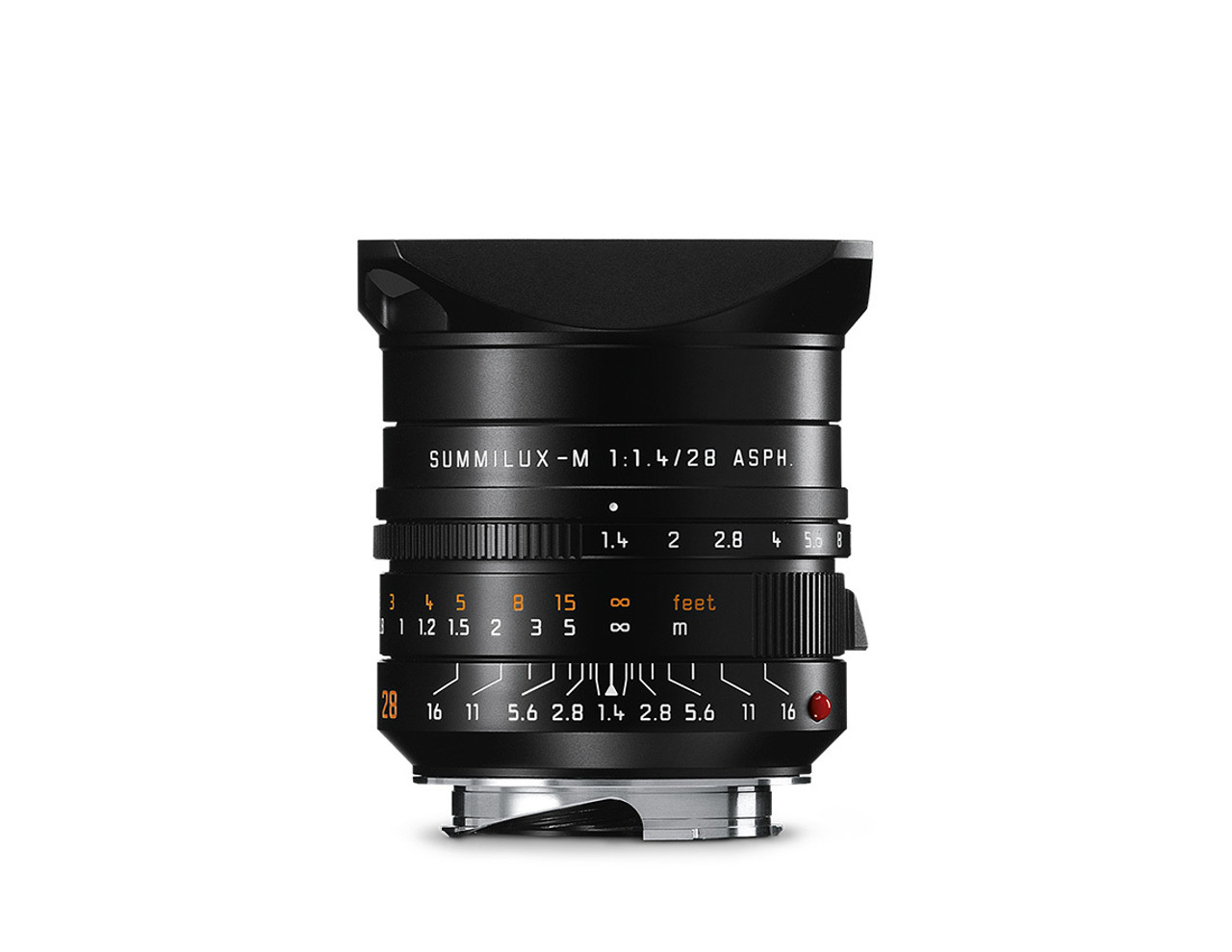 Leica Summilux M 28mm F 1 4 Asph Black Lens
