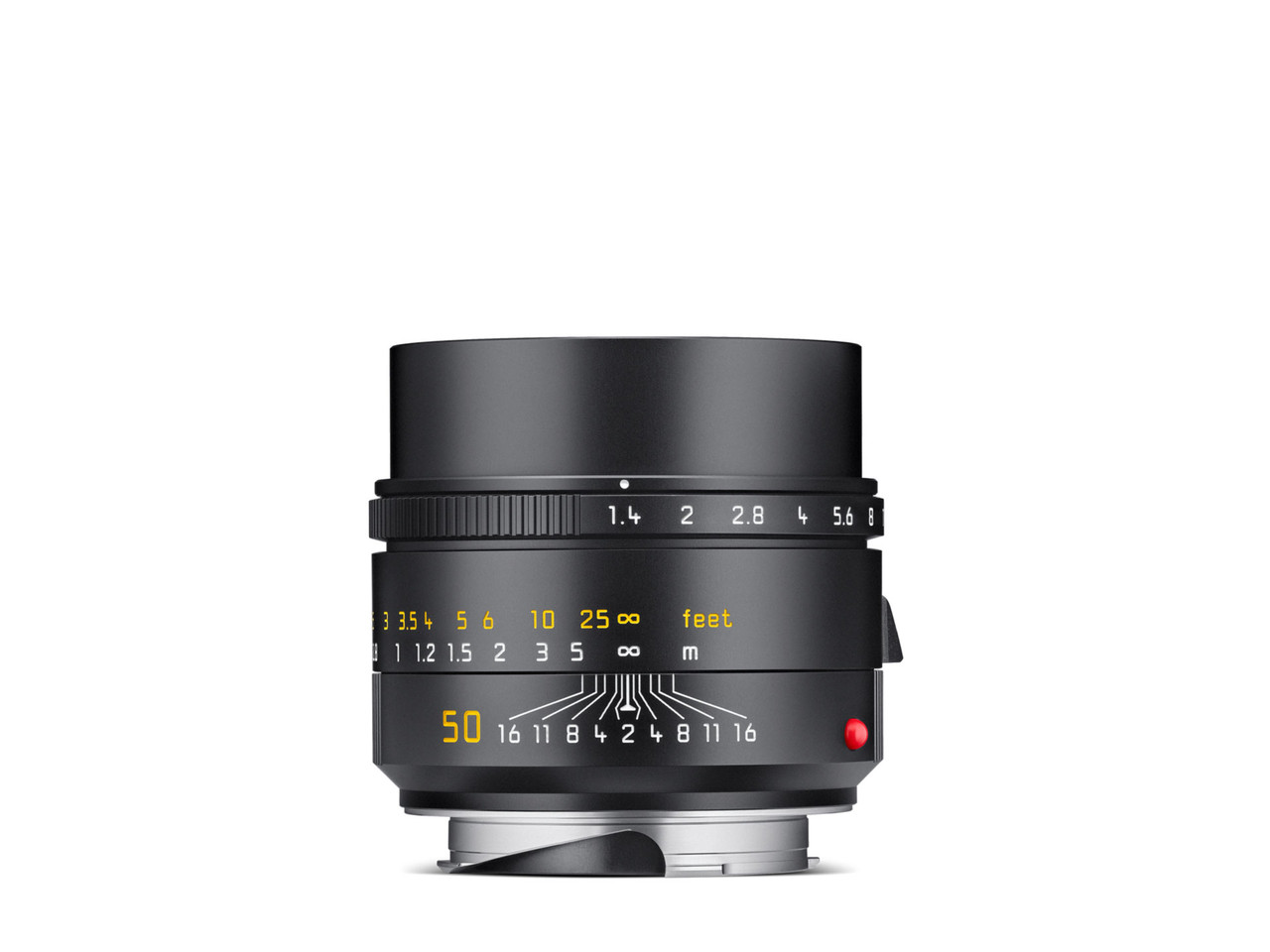 Leica Summilux M 50mm F 1 4 Asph Black Lens
