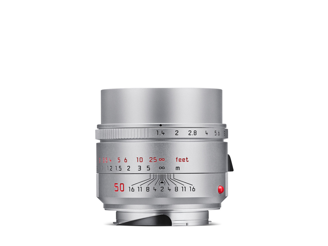 Leica Summilux M 50mm F 1 4 Asph Silver Lens
