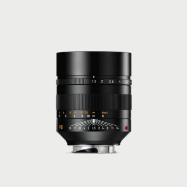 Leica Summilux M 90mm F 1 5 Asph Black Lens