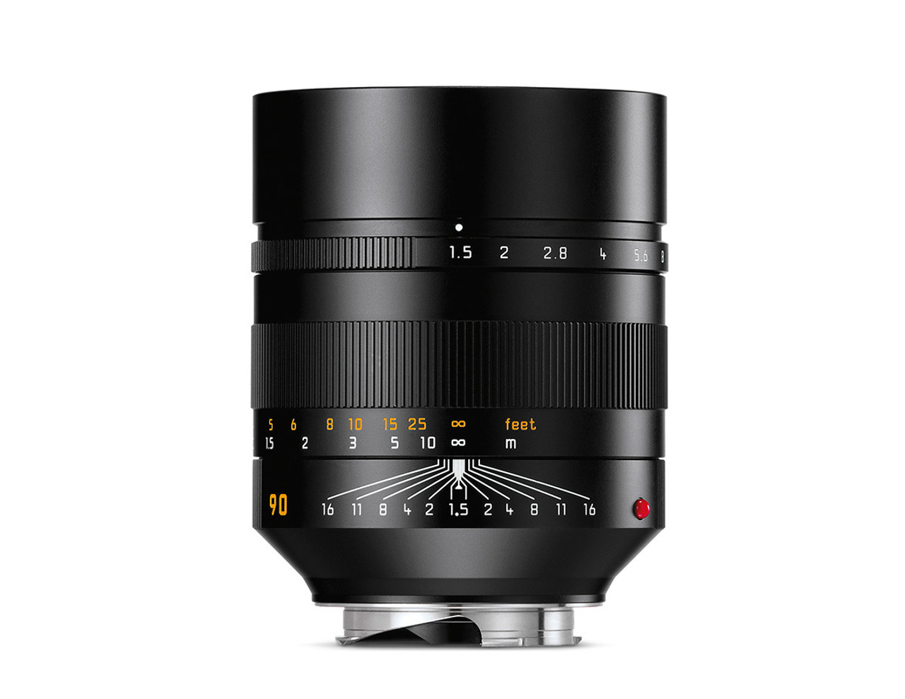 Leica Summilux M 90mm F 1 5 Asph Black Lens