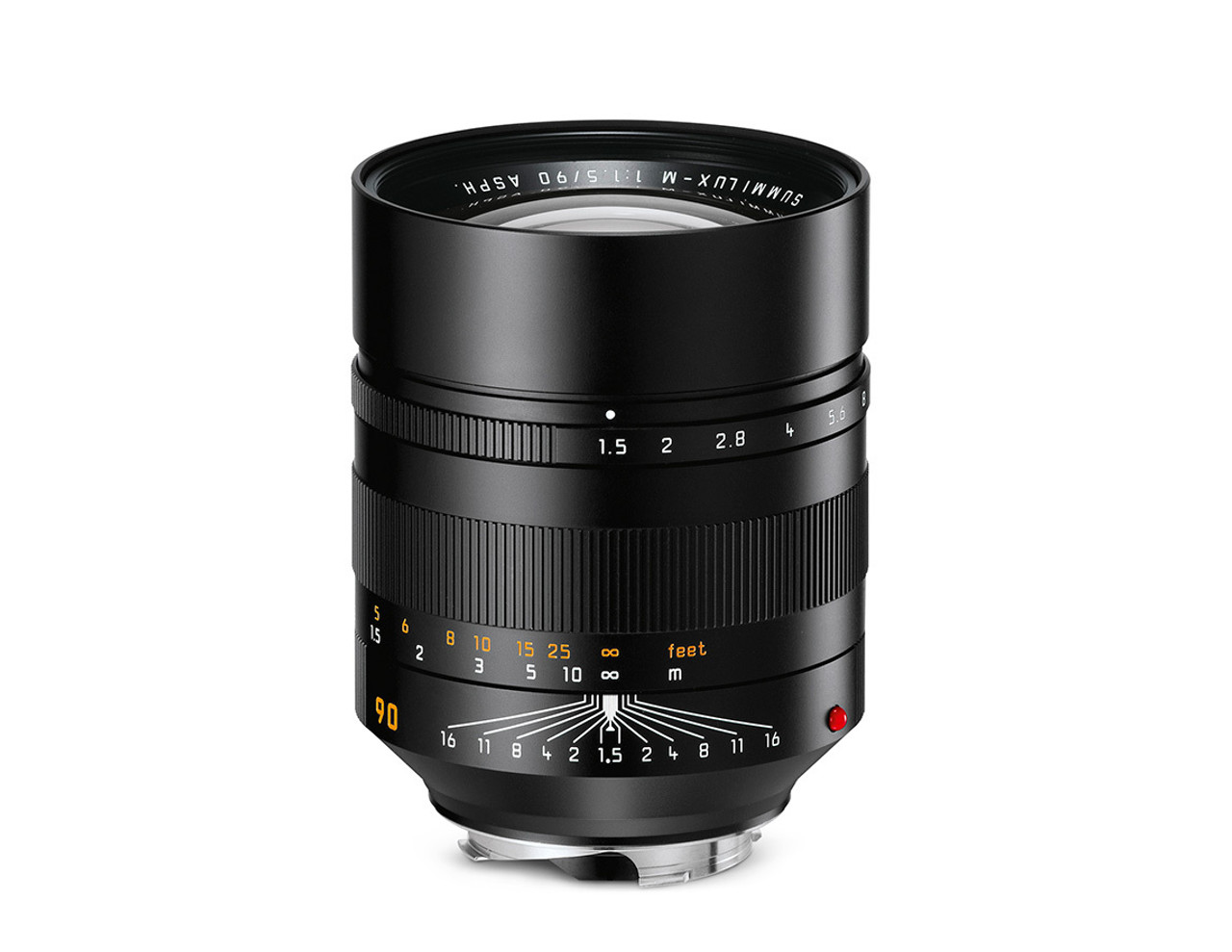 Leica Summilux M 90mm F 1 5 Asph Black Lens