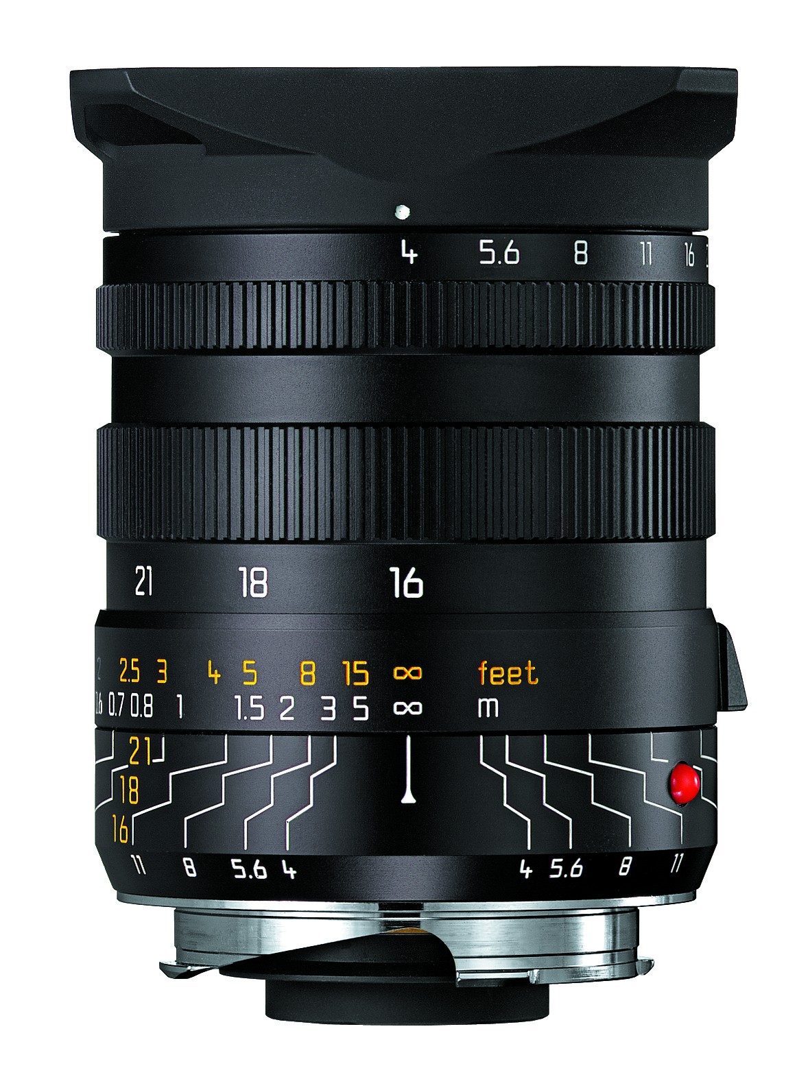Leica Tri Elmar M 16 18 21mm F 4 Asph Black Lens
