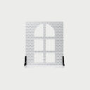 V Flat Shadow Board Arched Window