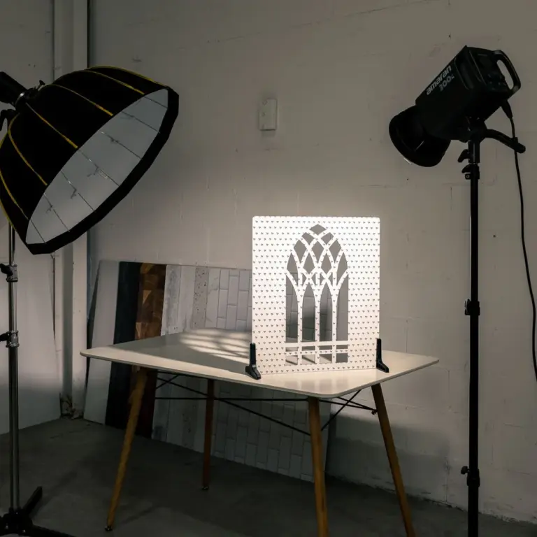 V Flat Shadow Board Cathedral Window