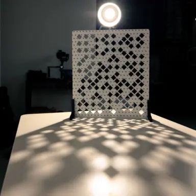 V Flat Shadow Board Scattered Diamonds