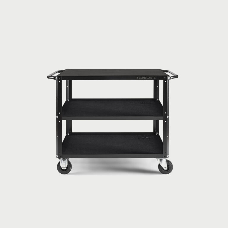 Conecarts Large Cart Workstation Version 3 Shelves