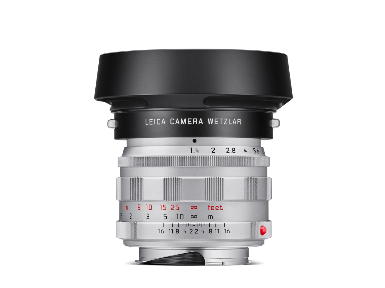 Leica Summilux M 50mm F 1 4 Silver Lens