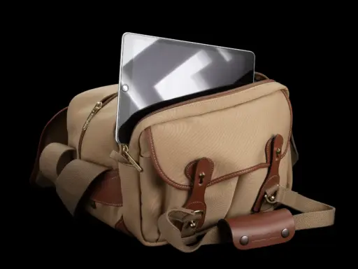 Billingham 225 Mkii Camera Bag Green Fibrenyte Brown Leather