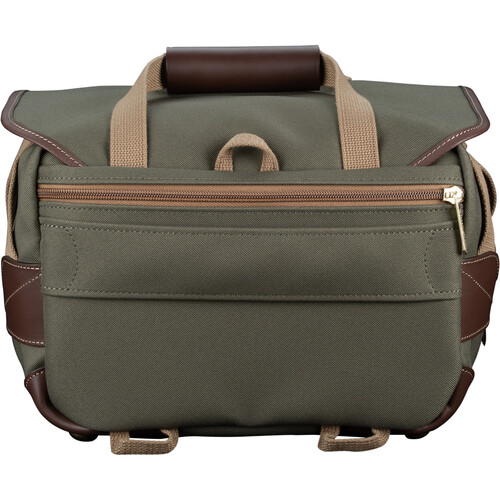 Billingham 225 Mkii Camera Bag Green Fibrenyte Brown Leather