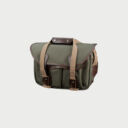 Billingham 225 Mkii Camera Bag Green Fibrenyte Brown Leather