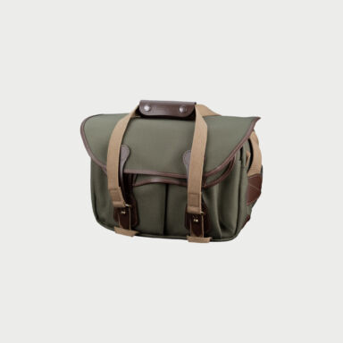 Billingham 225 Mkii Camera Bag Green Fibrenyte Brown Leather