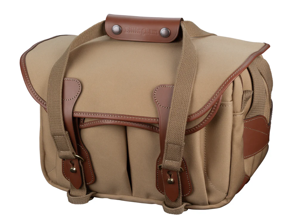 Billingham 225 Mkii Camera Bag Khaki Canvas Tan Leather