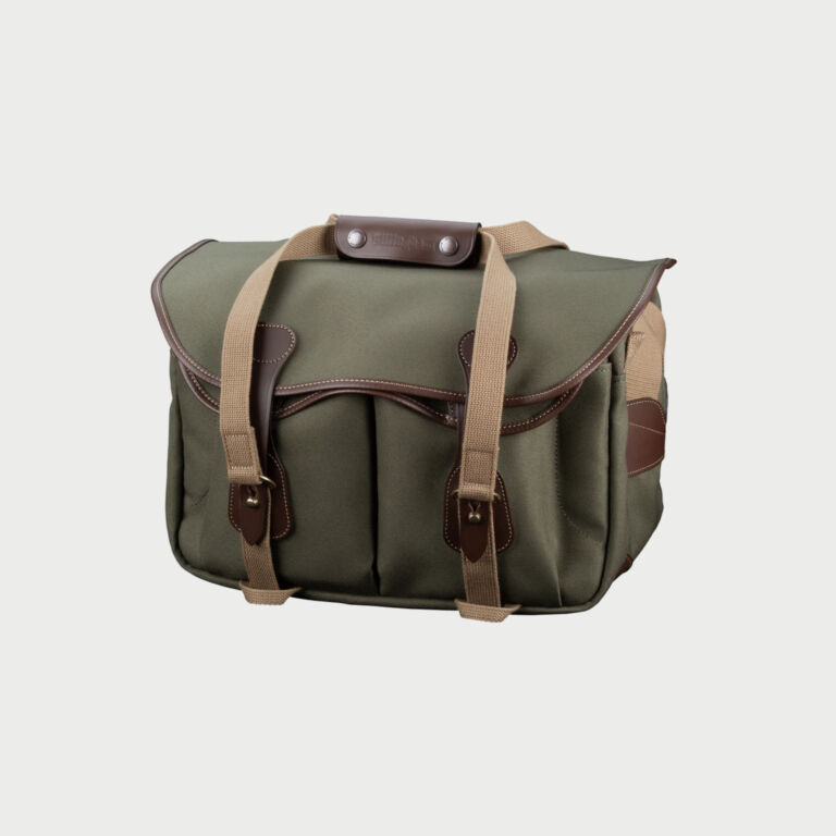 Billingham 335 Mkii Camera Bag Green Fibrenyte Brown Leather