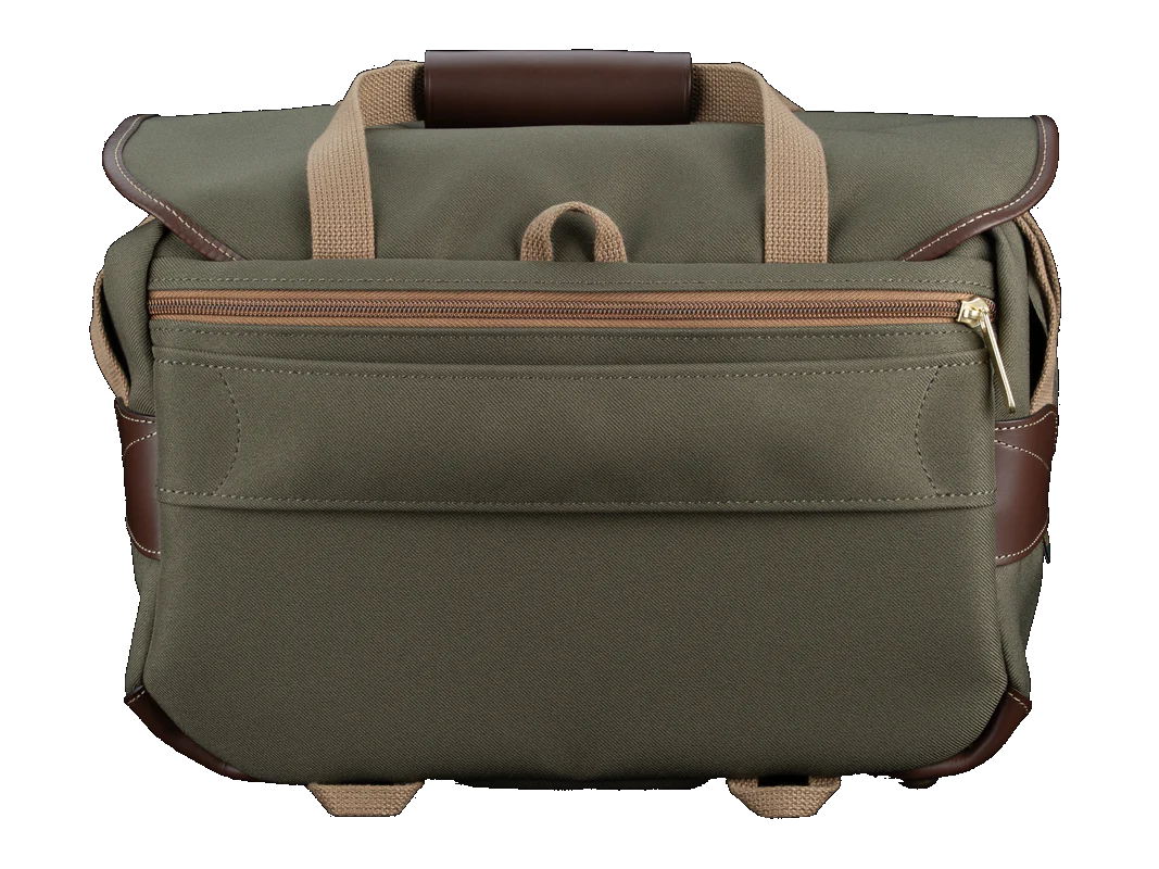 Billingham 335 Mkii Camera Bag Green Fibrenyte Brown Leather