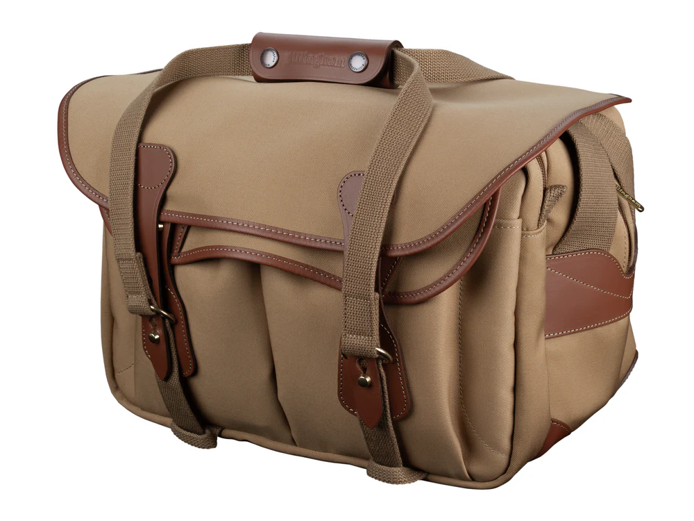 Billingham 335 Mkii Camera Bag Khaki Canvas Tan Leather