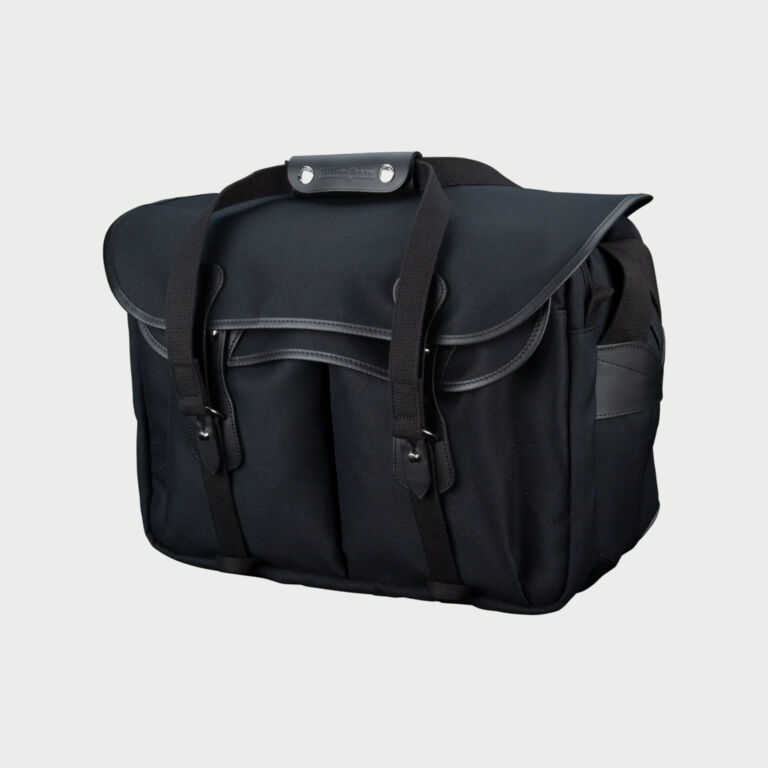 Billingham 445 Mkii Camera Bag Black Fibrenyte Black Leather