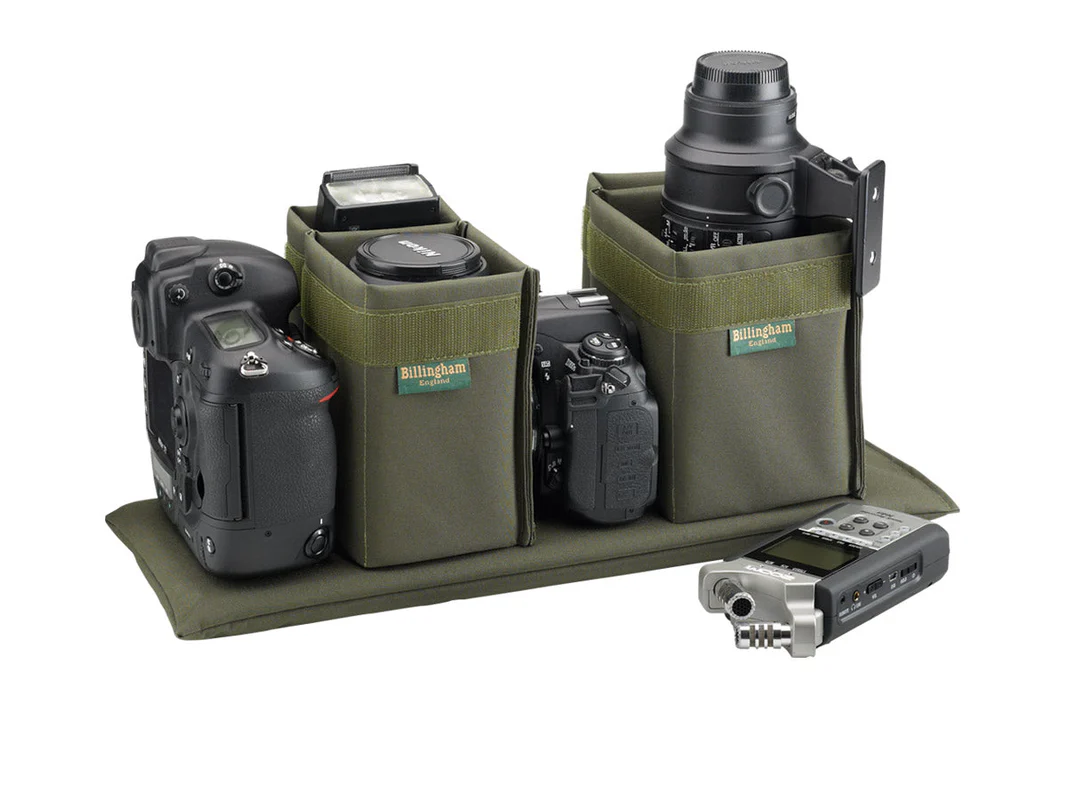 Billingham 445 Mkii Camera Bag Black Fibrenyte Black Leather