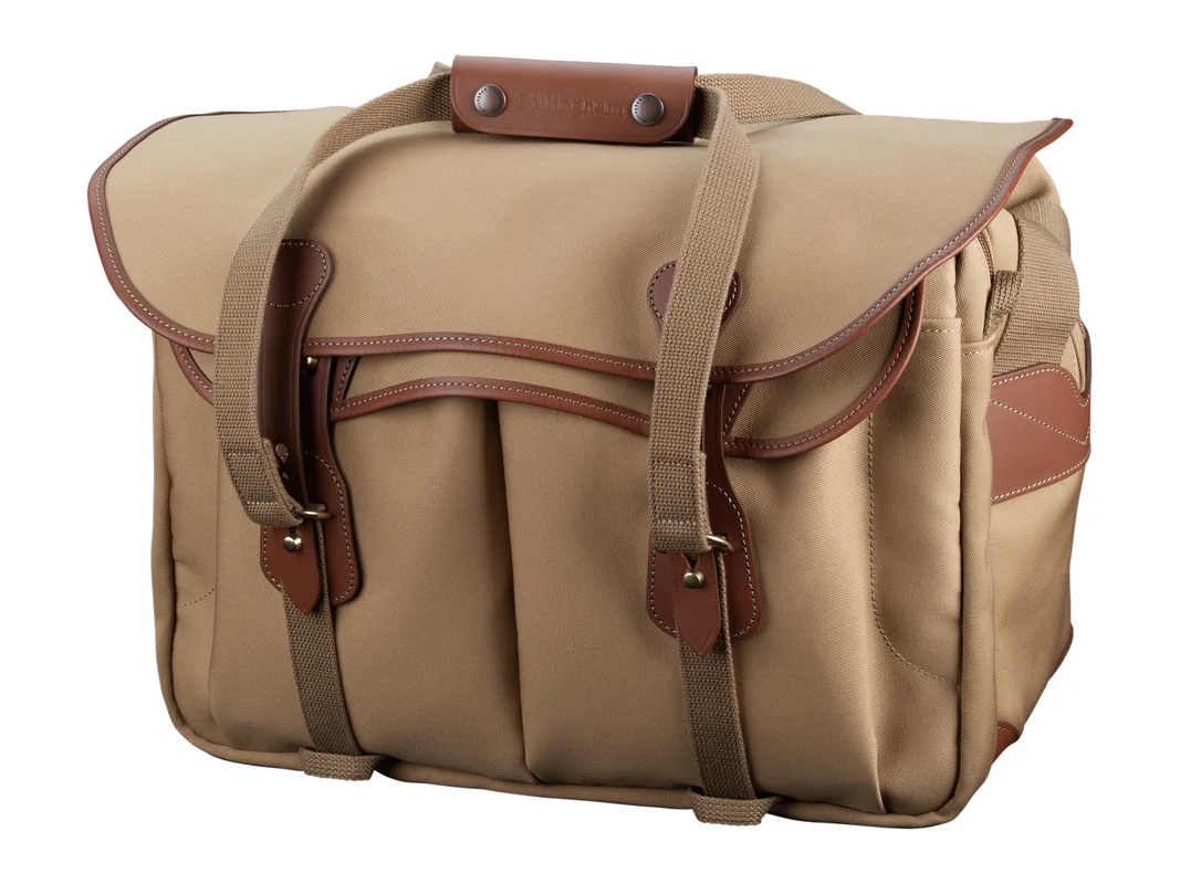 Billingham 445 Mkii Camera Bag Khaki Canvas Tan Leather