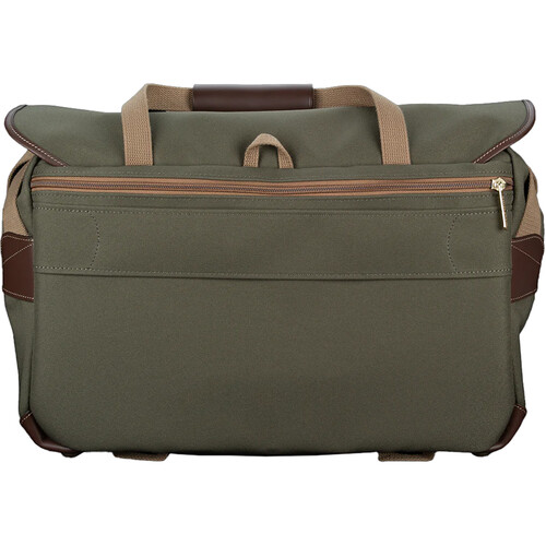 Billingham 555 Mkii Camera Bag Green Fibrenyte Brown Leather