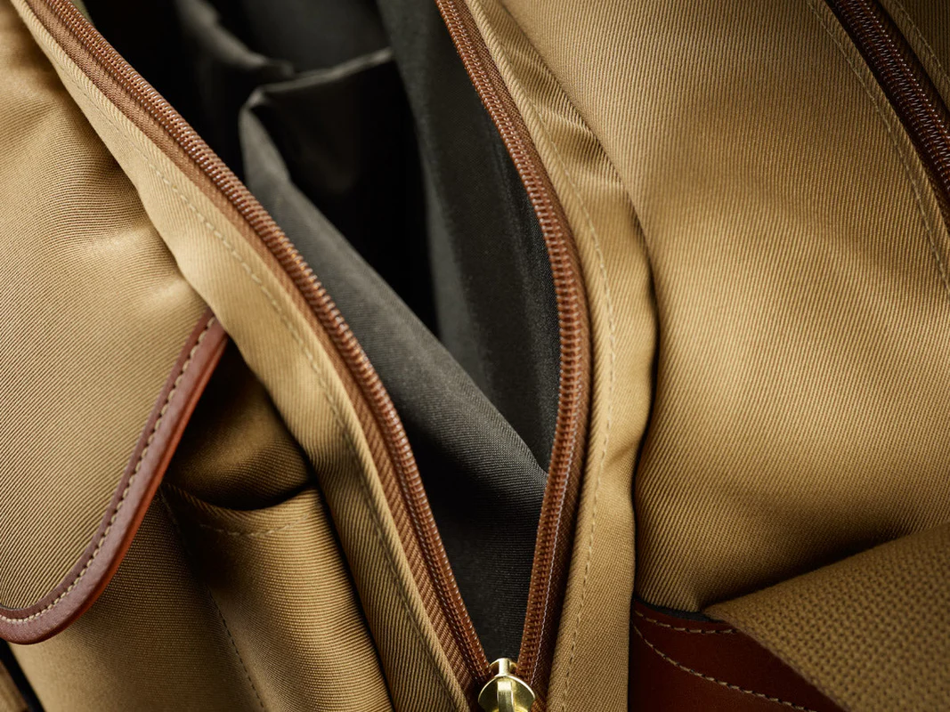 Billingham 555 Mkii Camera Bag Green Fibrenyte Brown Leather