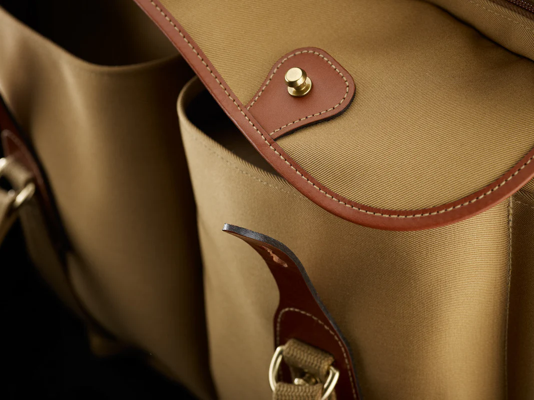 Billingham 555 Mkii Camera Bag Green Fibrenyte Brown Leather