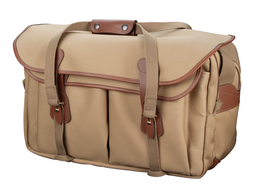 Billingham 555 Mkii Camera Bag Khaki Canvas Tan Leather