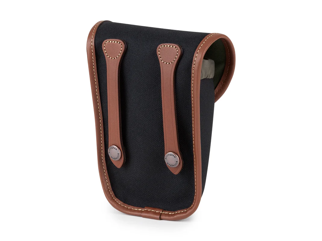 Billingham Avea 7 End Pockets Black Canvas Brown Leather