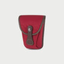Billingham Avea 7 End Pockets Burgundy Canvas Brown Leather