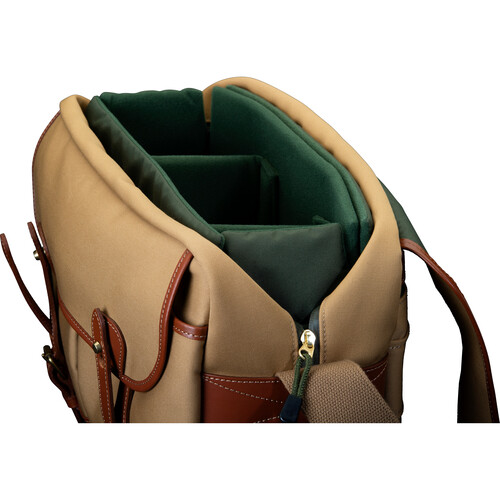 Billingham Eventer Mkii Camera Bag Khaki Fibrenyte Brown Leather