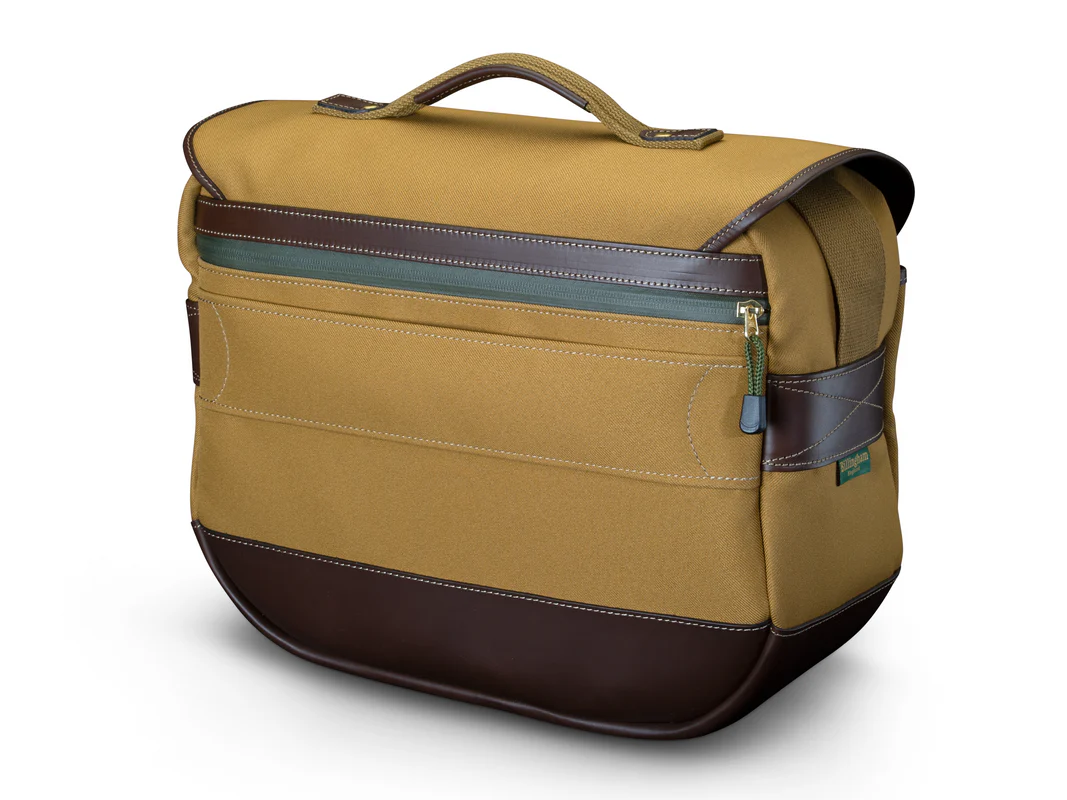 Billingham Eventer Mkii Camera Bag Khaki Fibrenyte Brown Leather