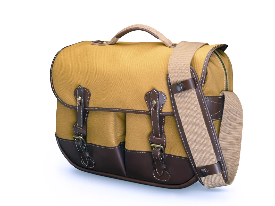 Billingham Eventer Mkii Camera Bag Khaki Fibrenyte Brown Leather