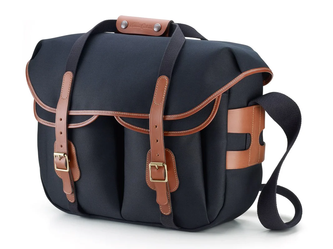 Billingham Hadley Large Pro Camera Bag Black Canvas Tan Leather