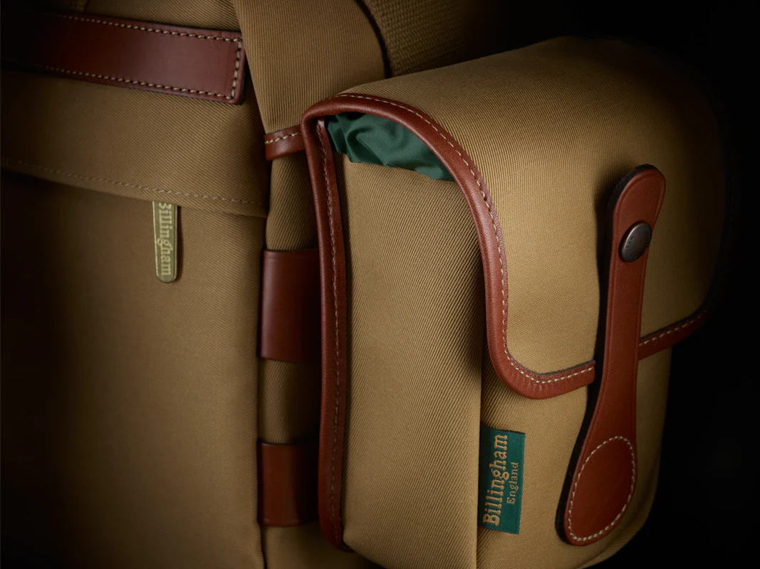 Billingham Hadley Large Pro Camera Bag Khaki Canvas Tan Leather