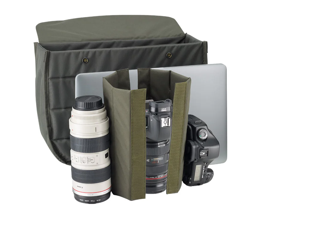 Billingham Hadley Large Pro Camera Bag Khaki Canvas Tan Leather
