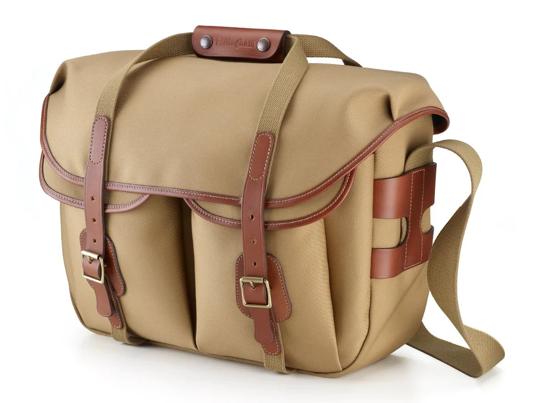 Billingham Hadley Large Pro Camera Bag Khaki Canvas Tan Leather